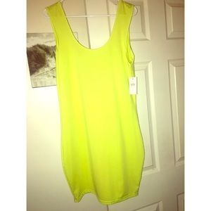 Nicki Minaj Lime Green Tank Dress